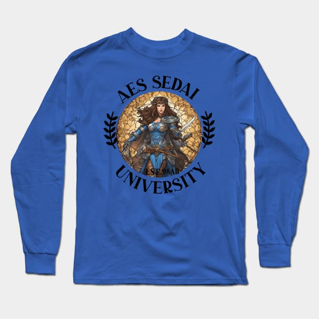 aes sedai school of magic Long Sleeve T-Shirt by whatyouareisbeautiful